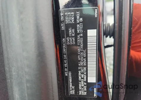 2011 Volvo S60 T6 z USA, uszkodzony, nr VIN YV1902FH6B2011151